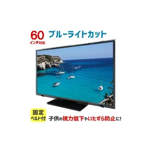 ふるさと納税 雑貨・日用品 大阪府 和泉市 60MBL5 60インチ用 テレビ画面保護パネル ブルーライトカットタイプ 位置調整用スペーサー付 1669383
