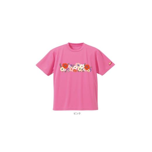 ふるさと納税 服 男 岐阜県 羽島市 JTTA公認 卓球ユニフォーム 男女兼用(ドライ):XXLサイズ フラワー2 ピンク 1675420