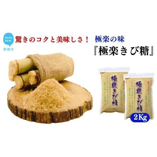 ふるさと納税 加工品等 砂糖 愛媛県 新居浜市 黒糖ほど癖がないのに料理にコクをだす 種子島のさとうきび本来のミネラルと風味を残す『極楽きび糖』 1kg×2袋…