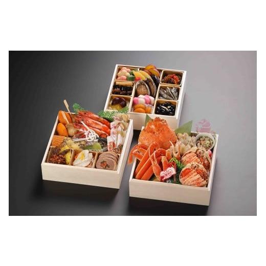 ふるさと納税 おせち 鳥取県 米子市 先行予約 縁結び松葉夫婦蟹おせち 新春 おせち料理 3〜4人前