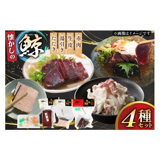 ふるさと納税 旬の鮮魚等 長崎県 平戸市 鯨肉 懐かしの 鯨 4種 食べ比べセット 平戸口吉善商店 長崎県 平戸市 hr42bgy390063 刺身 刺し身 お刺身 タタキ クジ…