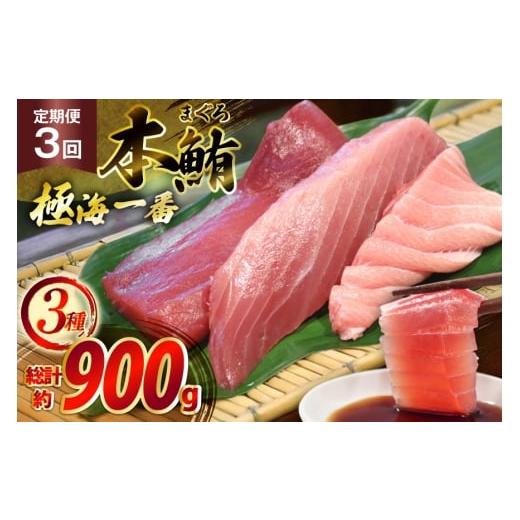 ふるさと納税 マグロ 長崎県 平戸市 マグロ 切り身 極海一番 3種 セット 300g 3回 定期便 総計900g 詰め合わせ 食べ比べ 囲炉裏料理エビス亭 長崎県 平戸市 hr…