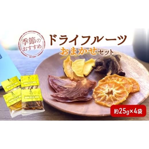 ふるさと納税 加工品等 東京都 大田区 季節のおすすめ ドライフルーツ お任せセット 約25g×4袋 砂糖 保存料不使用 ドライ フルーツ 果物 おやつ スイーツ お…