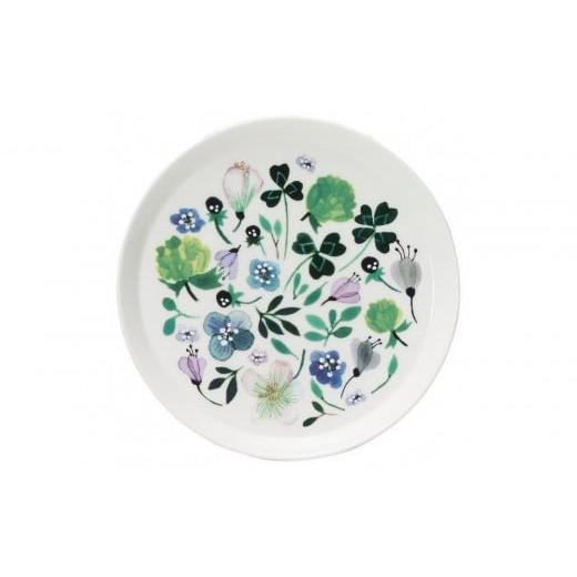 ふるさと納税 食器・グラス 皿 愛知県 名古屋市 ナルミ アンナエミリア プレート(クローバーガーデン) 19cm 51854-5644P クローバーガーデン