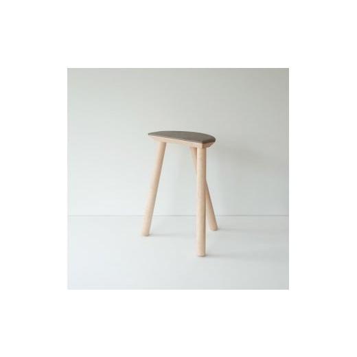 ふるさと納税 家具 インテリア・寝具・収納 宮城県 仙台市 センダイフォルム×山ノ頂 シカガワスツール 鹿革 450 ニビ色 アウトドアグッズ 家具 工芸品 スツー…
