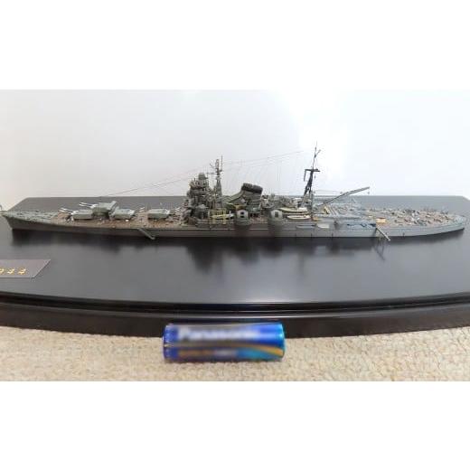 ふるさと納税 雑貨・日用品 岡山県 奈義町 プロプラモデラーが作る 一点物 日本海軍 重巡洋艦 「利根」 1944年 1/700 (完成品) フジミベースプラモデル プ…