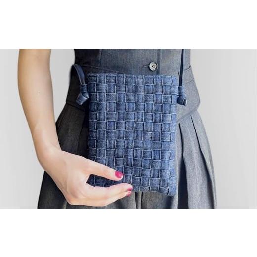 ふるさと納税 雑貨・日用品 岡山県 倉敷市 beltloop スマホポシェット デニム素材 デニム スマホ ポシェット ストラップ インディゴ 岡山県 倉敷市