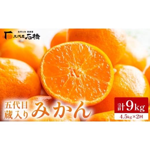 ふるさと納税 果物類 みかん 佐賀県 大町町 五代目みかん・蔵入りみかん計9kg(4.5kg×2回)/ふるさと納税 佐賀 みかん オレンジ フルーツ濃厚 甘い 酸味 大…