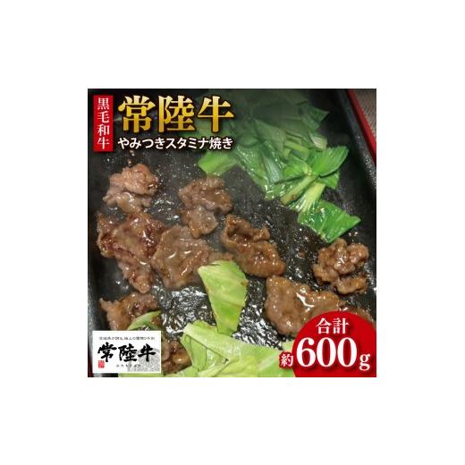 ふるさと納税 牛肉 茨城県 行方市 数量限定 最短7日発送 黒毛和牛 常陸牛 やみつきスタミナ焼 約300g×2パック|肉 牛肉 和牛 国産 茨城県産 すぐ 届く(HI-2)