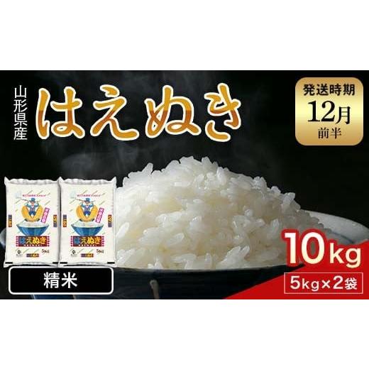 ふるさと納税 米 はえぬき 山形県 西川町 FYN1-218 12月発送 令和7年産 新米 山形県産 はえぬき 10kg 2025年 お米 米 米米 ごはん ご飯 白米 国産 ブランド米 …