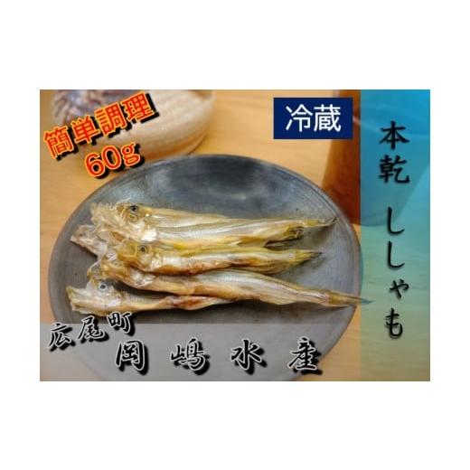 ふるさと納税 魚貝類 ししゃも 北海道 広尾町 本乾ししゃも 60g×2パック 本ししゃも シシャモ 冷蔵 魚 海産物 珍味 魚介類 簡単 無添加 北海道 国…
