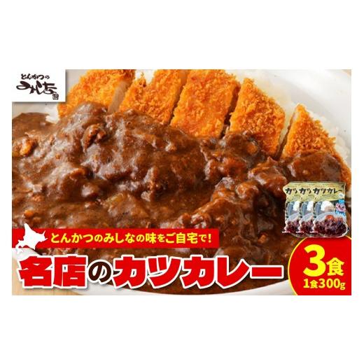 ふるさと納税 惣菜・レトルト 冷凍 北海道 清水町 レンジで温めるだけ みしな大人気メニューをお家でお手軽調理 とんかつのみしな 冷凍カツカレー 3食セット_S…