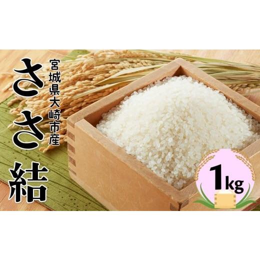 ふるさと納税 米 ひとめぼれ 宮城県 大崎市 宮城県産ブランド米 令和7年産 ささ結 1kg|炊きたてはもちろん冷めても美味しい白米