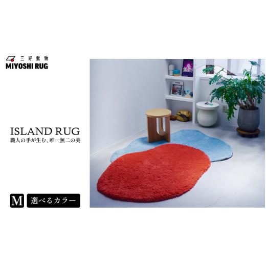 ふるさと納税 家具 インテリア・寝具・収納 徳島県 三好市 ラグ マット カーペット Mサイズ 選べるカラー ラグマット 絨毯 おしゃれ インテリア 島 アイランド…
