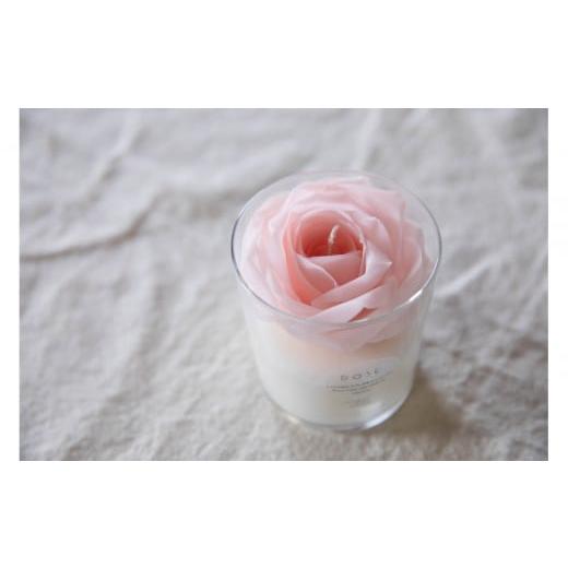 ふるさと納税 雑貨・日用品 東京都 八王子市 リアルなお花のキャンドル 『ROSE』(無香料) 無香料