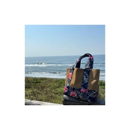 ふるさと納税 カバン トートバッグ 神奈川県 茅ヶ崎市 UPfire Aloha Tote(アロハトートバッグ)ファッション かばん トートバッグ アロハ柄 消防服 リユース …