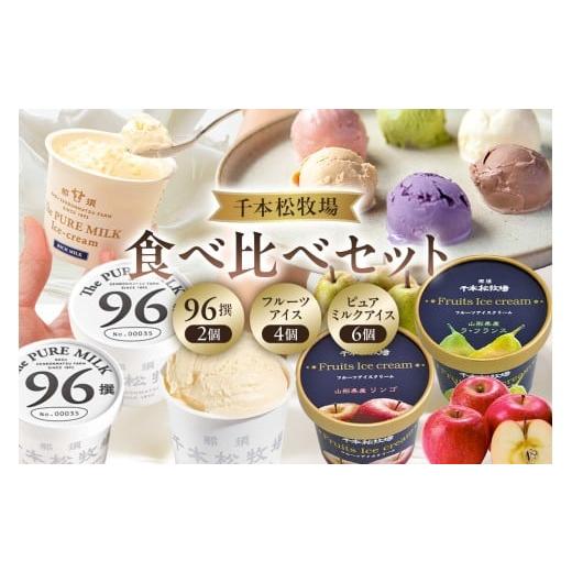 ふるさと納税 菓子 アイス 栃木県 那須塩原市 千本松牧場 食べ比べセット 96撰2個とフルーツアイス4個とピュアミルクアイス6個 ns025-022 お菓子 スイーツ 詰…