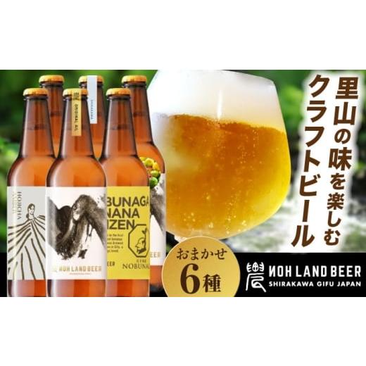 ふるさと納税 ビール 地ビール 岐阜県 白川町 11月発送 農家が醸すクラフトビール 農LAND BEER 飲み比べ 6本セット|農家手づくり 旬素材×源流水×自家製米…
