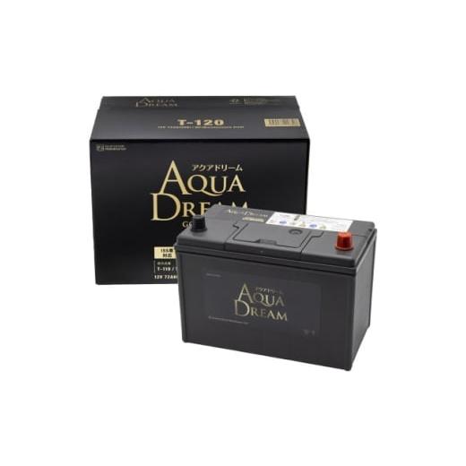 ふるさと納税 カー用品 奈良県 天理市 AQUADREAM GOLD 自動車始動用バッテリー ISS車対応 T-120 1個 1608360