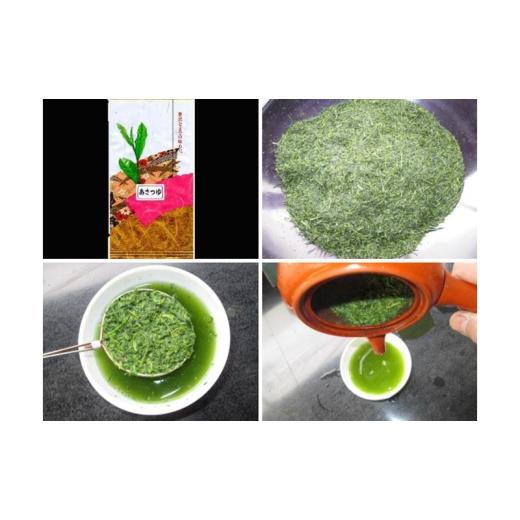 ふるさと納税 お茶類 緑茶（茶葉・ティーバッグ） 静岡県 島田市 No.5695-2066 お茶 高級煎茶 あさつゆ 100g×10 ミル芽 厳選 ブレンド 日本茶 煎茶 奥深い …_6
