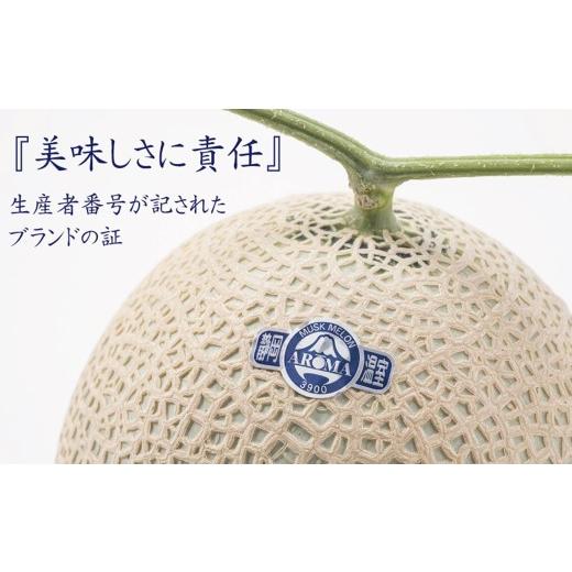 ふるさと納税 メロン メロン青肉 静岡県 菊川市  10ヶ月定期便 静岡県産 高級アローマメロン 小玉 1玉（約0.9kg以上） 化粧箱入 メロン めろん くだもの 果物 …_8