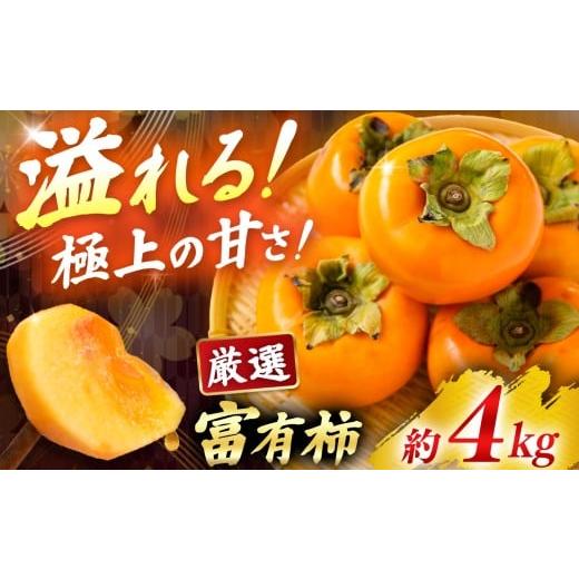 ふるさと納税 果物類 柿 奈良県 五條市 富有柿 約4kg サイズおまかせ(12個〜15個) | フルーツ くだもの 果物 柿 かき カキ 奈良県 五條市 果実 11月 12月 発…