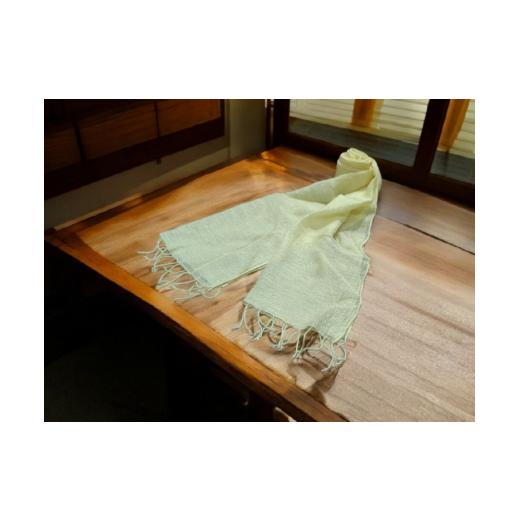 ふるさと納税 ファッション 福島県 塙町 G078VC02 ダリア染めストール イエロー イエロー