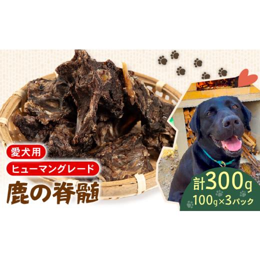 ふるさと納税 乾物 滋賀県 日野町 犬用 シカ の 脊髄 100g×3袋 鹿 ジビエ ペットフード ドッグフード ペット 安心 健康 おやつ 犬 国産 ごはん ペット ペット…