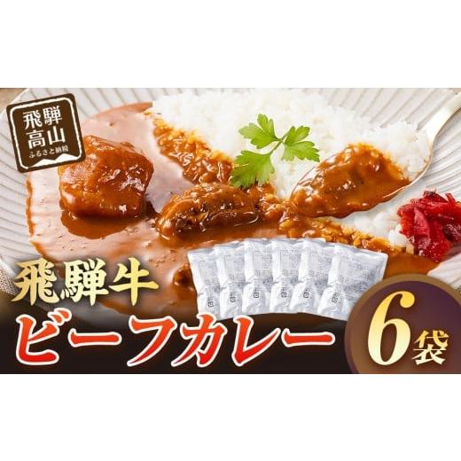 ふるさと納税 加工品等 レトルト 岐阜県 高山市 飛騨牛ビーフカレー 180g×6袋 | 飛騨牛 肉 牛 人気 おすすめ レトルト 長期保存 常温保存 防災 加工品 便利 …