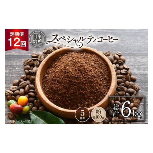 ふるさと納税 コーヒー コーヒー粉 山梨県 韮崎市 年間定期便 八ヶ岳珈琲 スペシャルティコーヒー 粉 100g 5種類 計500g 12ヶ月 アフターゲームカフェ 山梨県…