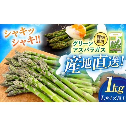 ふるさと納税 野菜類 アスパラガス 北海道 喜茂別町 2026年5月中旬以降順次発送 グリーンアスパラガス 1kg (L以上/露地栽培)[喜茂別町] 久保田農園 アス…