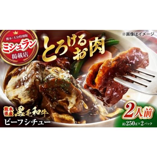 ふるさと納税 牛肉 カレー・シチュー 熊本県 山鹿市 熊本県産 黒毛和牛 こだわりのビーフシチュー 計2パック (約250g×2パック) ビーフシチュー ビーフ シチ…