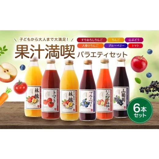 ふるさと納税 果汁飲料 セット 長野県 飯田市 果汁 満喫 バラエティー ジュース 6本 セット | 小池手造り農産加工所 りんご トマト 人参 ブルーベリー 山ぶど…