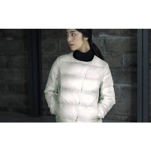 ふるさと納税 服 女 北海道 小樽市 WOMEN 北海道ダウン : RETAR NUY / レタールヌイ [CISE WOMEN / チセ ウーマン] DOWN CARDIGAN [WHITE / Lサイズ]…