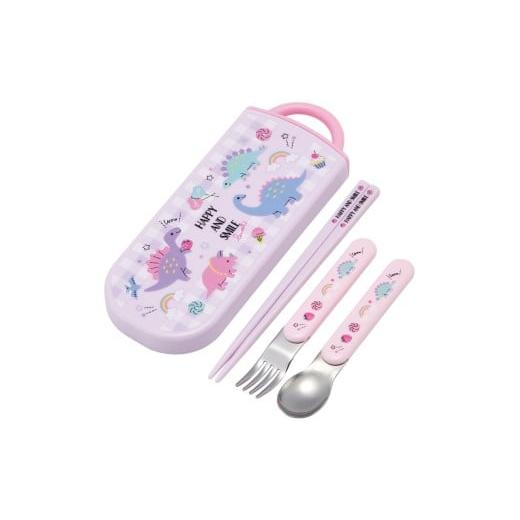 ふるさと納税 食器・グラス 弁当箱 奈良県 奈良市 子供用 抗菌 お弁当 トリオセット 開けやすいスライド式(箸、スプーン、フォークのセット) スケーター ska…