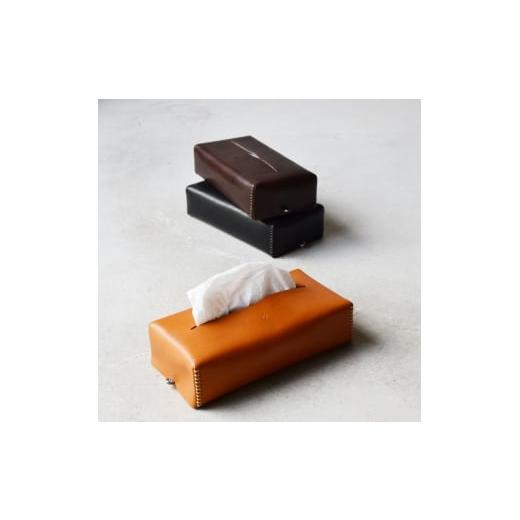 ふるさと納税 雑貨・日用品 インテリア 大阪府 河内長野市 Teha'amana Tissue Cover Smoke テハマナ ティッシュカバー ベーシック キャメル 革 皮 雑貨 おし…