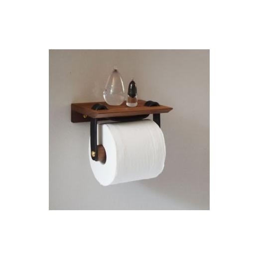 ふるさと納税 雑貨・日用品 インテリア 大阪府 河内長野市 Teha'amana Toilet paper holder テハマナ トイレットペーパーホルダー ウォールナット ブラウン …