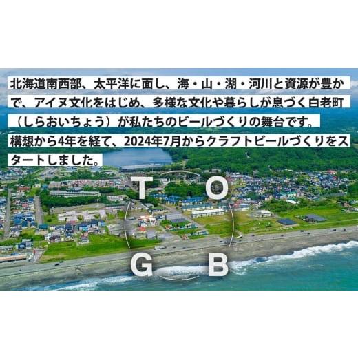 ふるさと納税 ビール 北海道 白老町  白老町のクラフトビール 「オロオロ・ブラック」（計24本）《The Old Grey Brewery》の画像