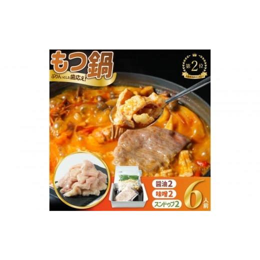ふるさと納税 牛肉 もつ鍋 兵庫県 西宮市 もつ鍋バラエティセット6人前(800g)