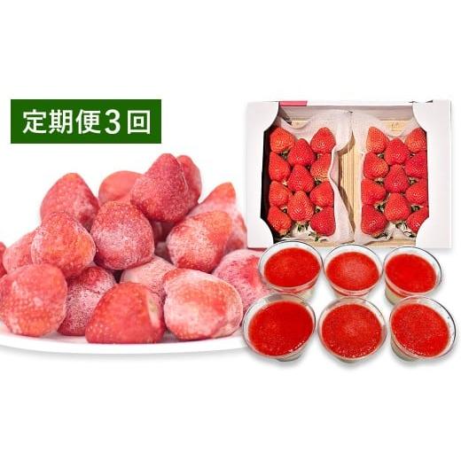 ふるさと納税 いちご 福岡県 太宰府市 予約受付・3回定期便 あまおう 贅沢セット No2 冷凍あまおう あまおうレアチーズケーキ フルーツ 果物 2026年3月上旬〜…