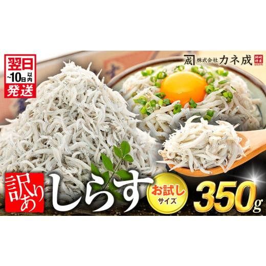 ふるさと納税 旬の鮮魚等 愛知県 南知多町 訳あり 釜揚げ しらす 350g 小分け 減塩 無添加 無着色 冷凍 愛知県 南知多町 ご飯 ごはん 丼 料理 国産 カネ成 シ…