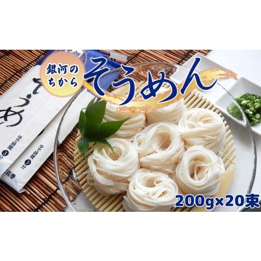 ふるさと納税 そうめん 岩手県 花巻市 「銀河のちから」 そうめん 2258