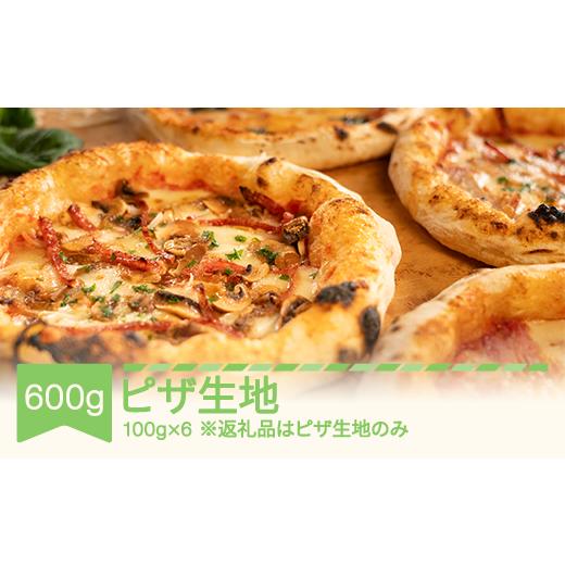ふるさと納税 総菜パン・バーガー等 山形県 村山市 冷凍 ピザ生地 600g (100g×6個) ピザ 沖縄・離島への配送不可 nu-pzkxx600