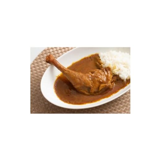 ふるさと納税 加工品等 レトルト 愛知県 岡崎市 食卓が騒然 国産おやどりの骨付きモモが丸ごと1本 /六ツ美のあの肉カレー辛口(2個セット) 1667814