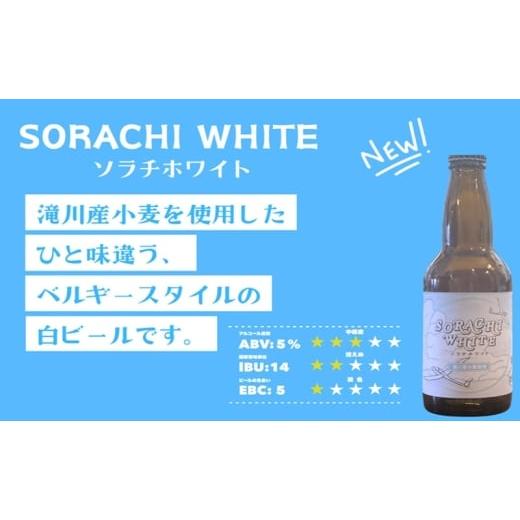 ふるさと納税 ビール 地ビール 北海道 滝川市 チョイス限定 ソラチホワイト(クラフトビール) 3本、 エール、ピルスナー、ヴァイツェン各1本 計6本 地ビール …