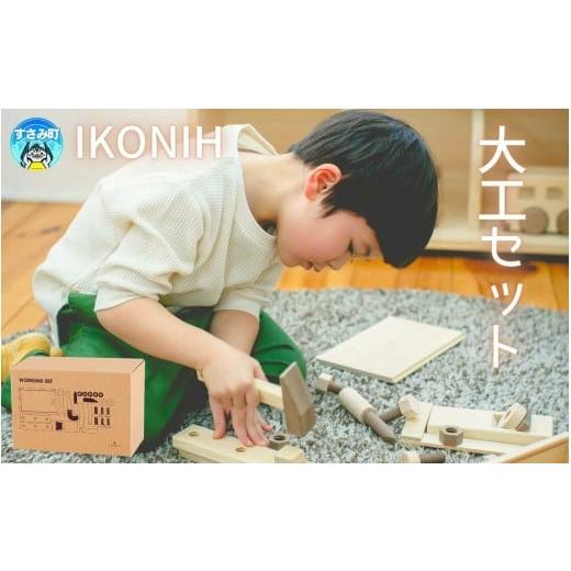 ふるさと納税 雑貨・日用品 玩具 和歌山県 すさみ町 IKONIH 大工セット / おもちゃ 子供 こども オモチャ 玩具 プレゼント お祝い 木 出産祝い 安全 オーガニ…