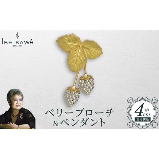 ふるさと納税 アクセサリー ペンダント 千葉県 市川市 NOBUKO ISHIKAWA(ノブコイシカワ) ベリーブローチ&ペンダント