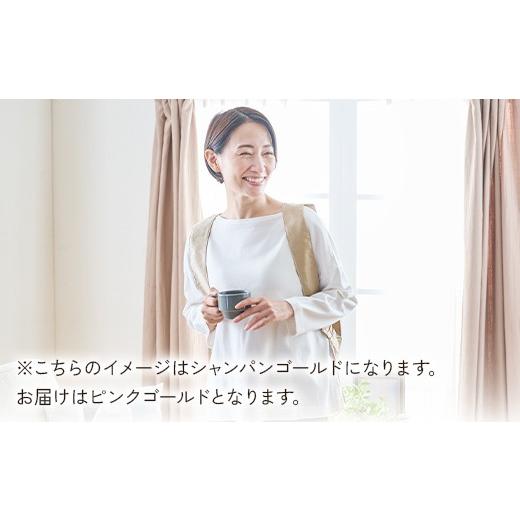 ふるさと納税 服 群馬県 富岡市 「毎日シルクに包まれて眠りたい」 中わた 富岡産シルク100％ インナーベスト（フリーサイズ） ピンクゴールド シルク 絹 贈り…の画像