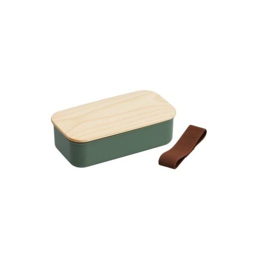 ふるさと納税 食器・グラス 弁当箱 奈良県 奈良市 木蓋 ランチベルト 弁当箱 セージグリーン セージグリーン 400ml 1段 食洗機 レンジ 対応 ランチボックス sk…