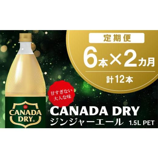 ふるさと納税 炭酸飲料 佐賀県 基山町 2か月定期便 カナダドライ ジンジャーエール 1.5LPET (6本×2回) ジンジャー 炭酸飲料 炭酸 1.5L 1.5リットル ペットボ…